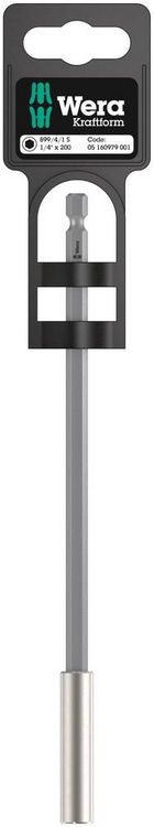 Produktbild: Wera 899/4/1 S Bithalter 200mm 1/4\" (6.3 mm)
