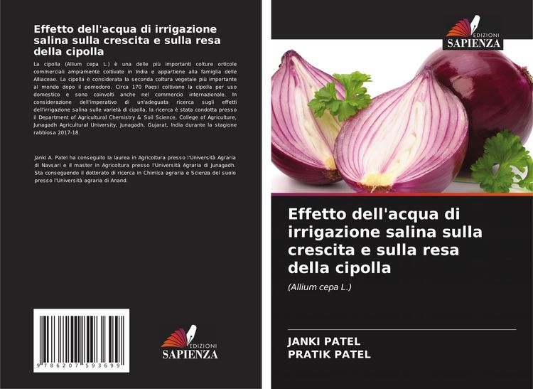 Produktbild: Effetto dell'acqua di irrigazione salina sulla crescita e sulla resa della cipolla