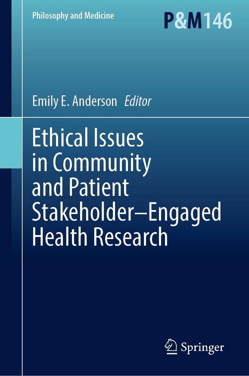 Produktbild: Ethical Issues in Community and Patient Stakeholder-Engaged Health Research