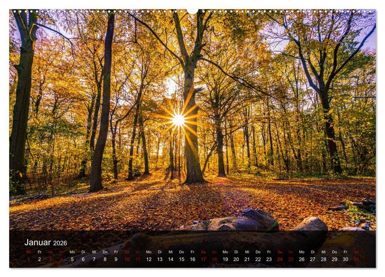 Produktbild: Wundervolle Naturlandschaften (Wandkalender 2026 DIN A2 quer), CALVENDO Monatskalender
