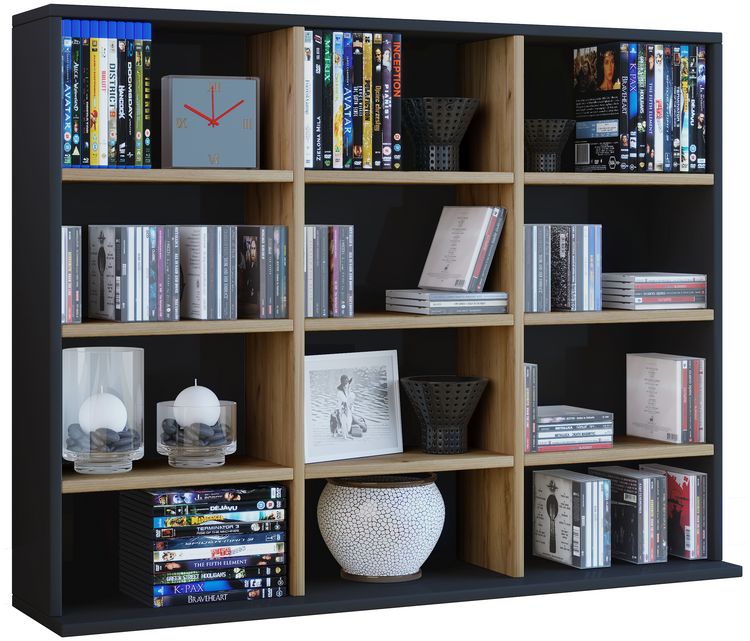 Produktbild: Holz CD DVD Standregal B&uuml;cherregal Regal Megosa L