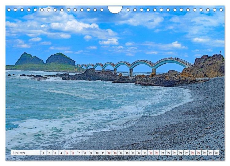 Produktbild: Taiwan &ndash; Entdeckungsreise durch eine verborgene Perle (Wandkalender 2027 DIN A4 quer), CALVENDO Monatskalender