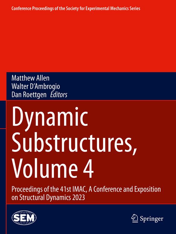 Produktbild: Dynamic Substructures, Volume 4