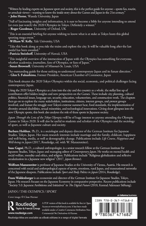 Produktbild: Japan Through the Lens of the Tokyo Olympics Open Access