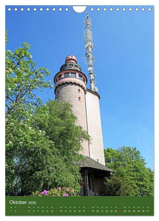 Produktbild: Schwarzwald Nord (Wandkalender 2026 DIN A4 hoch), CALVENDO Monatskalender