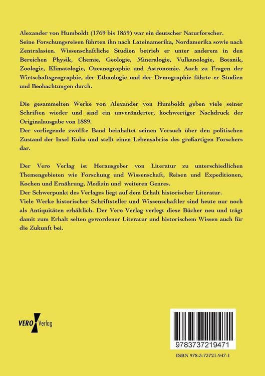 Produktbild: Gesammelte Werke von Alexander von Humboldt