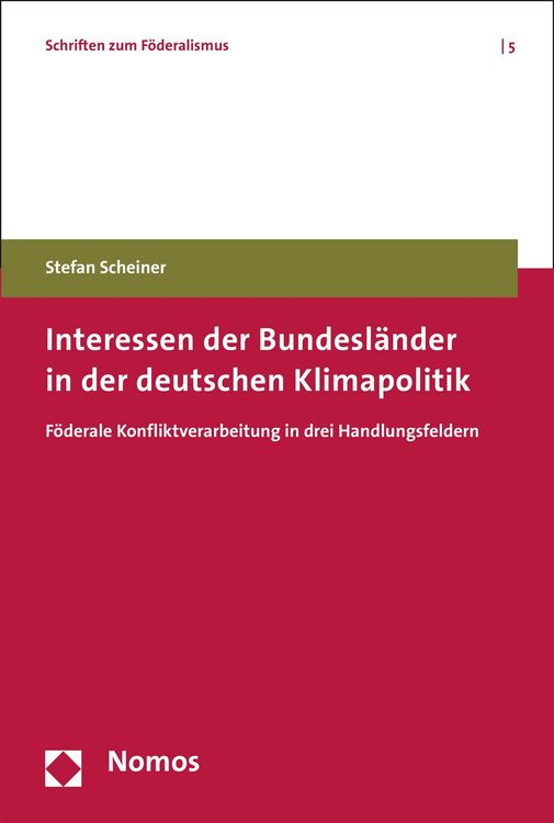 Bild vom Artikel Interessen der Bundesländer in der deutschen Klimapolitik vom Autor Stefan Scheiner