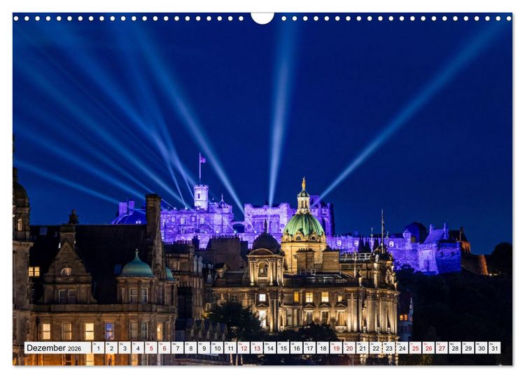 Produktbild: Wundersch&ouml;nes Edinburgh (Wandkalender 2026 DIN A3 quer), CALVENDO Monatskalender