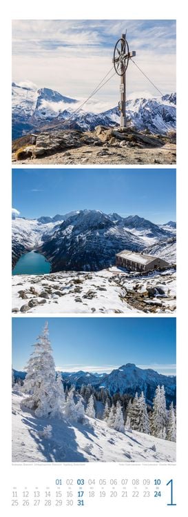 Produktbild: Bergzeit Triplet-Kalender 2027