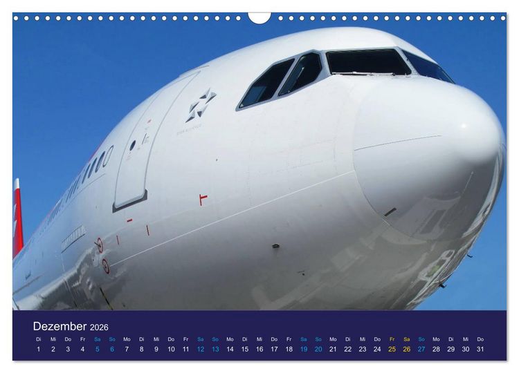 Produktbild: Seltene Luftfahrt Perspektiven (Wandkalender 2026 DIN A3 quer), CALVENDO Monatskalender