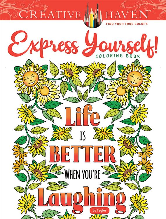 Produktbild: Creative Haven Express Yourself! Coloring Book
