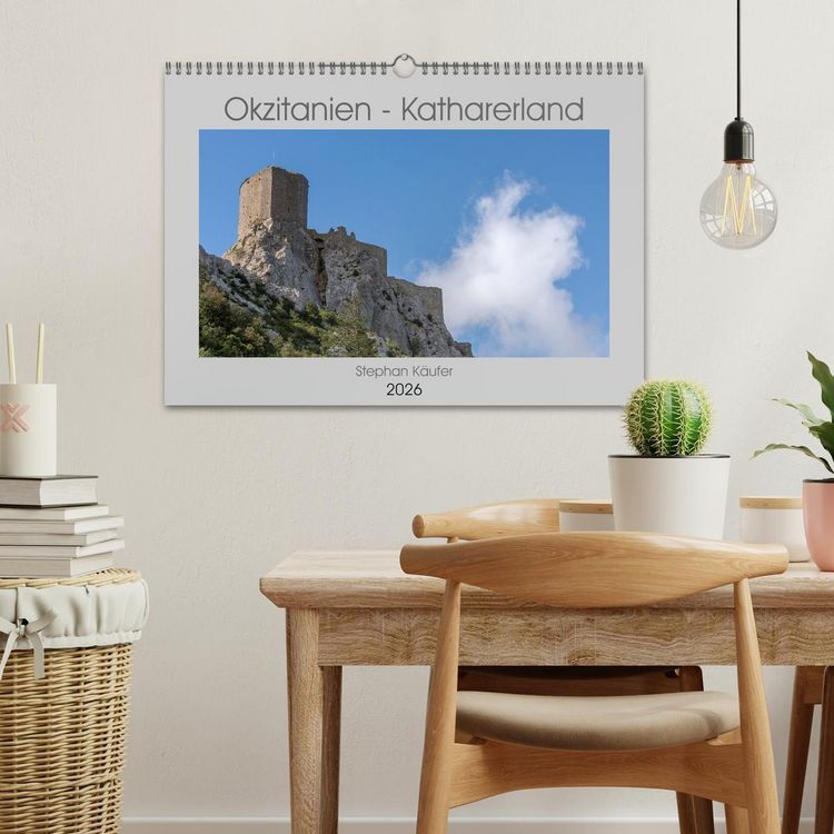 Produktbild: Okzitanien - Katharerland (Wandkalender 2026 DIN A3 quer), CALVENDO Monatskalender