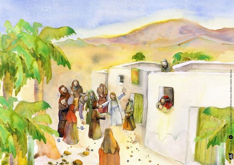 Produktbild: Jesus in der W&uuml;ste. Kamishibai Bildkartenset.