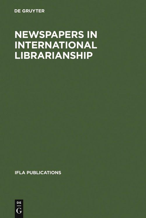 Produktbild: Newspapers in International Librarianship