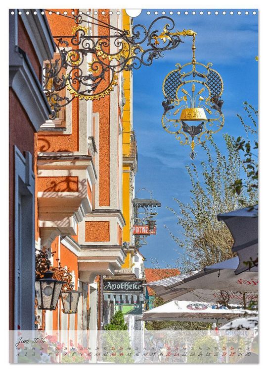 Produktbild: Gr&uuml;&szlig;e aus der Herzogstadt Erding (Wandkalender 2026 DIN A3 hoch), CALVENDO Monatskalender