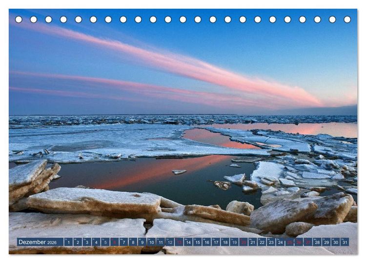 Produktbild: Die Hallig Langene&szlig; (Tischkalender 2026 DIN A5 quer), CALVENDO Monatskalender
