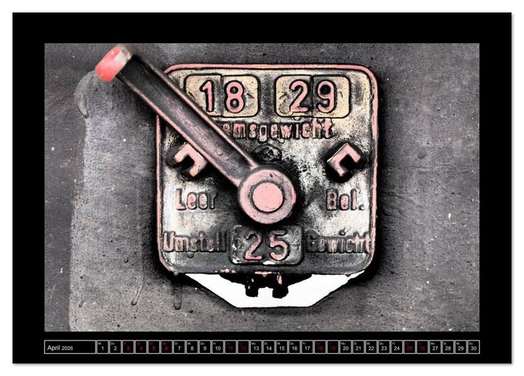 Produktbild: Fotokalender Industrial Art (Tischkalender 2026 DIN A5 quer), CALVENDO Monatskalender
