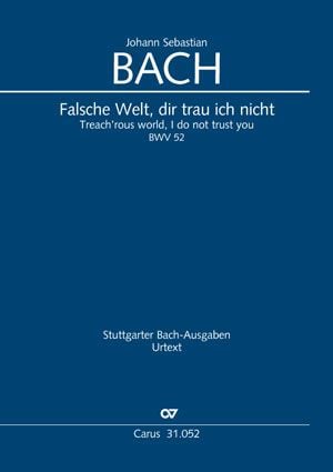 Produktbild: Falsche Welt, dir trau ich nicht (Klavierauszug)