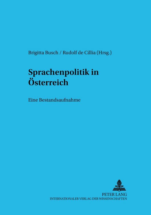 Produktbild: Sprachenpolitik in &Ouml;sterreich