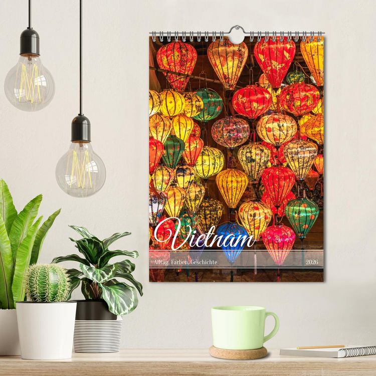 Produktbild: Vietnam Alltag, Farben, Geschichte (Wandkalender 2026 DIN A4 hoch), CALVENDO Monatskalender
