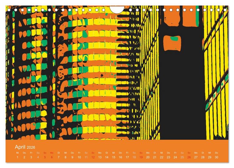 Produktbild: WIEN popartig (Wandkalender 2026 DIN A4 quer), CALVENDO Monatskalender
