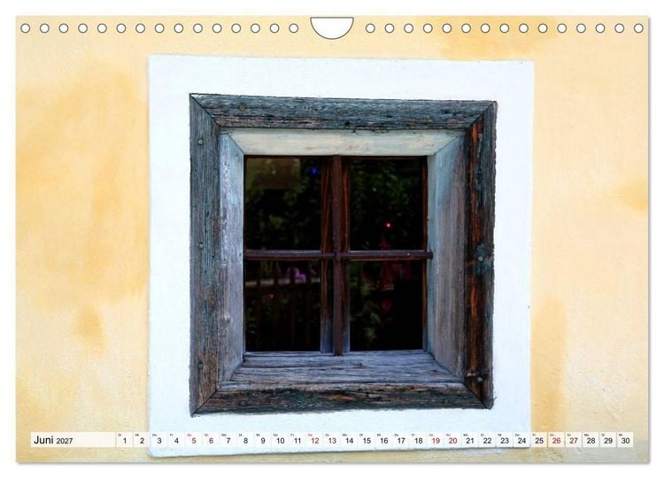 Produktbild: Bauernfenster (Wandkalender 2027 DIN A4 quer), CALVENDO Monatskalender