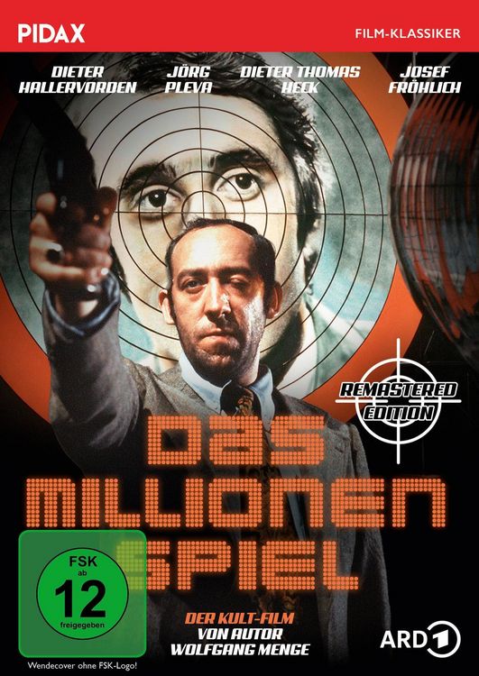 Produktbild: Das Millionenspiel - Remastered Edition / Vision&auml;rer Kult-Thriller mit Dieter Hallervorden und Dieter Thomas Heck (Pidax Film-Klassiker)