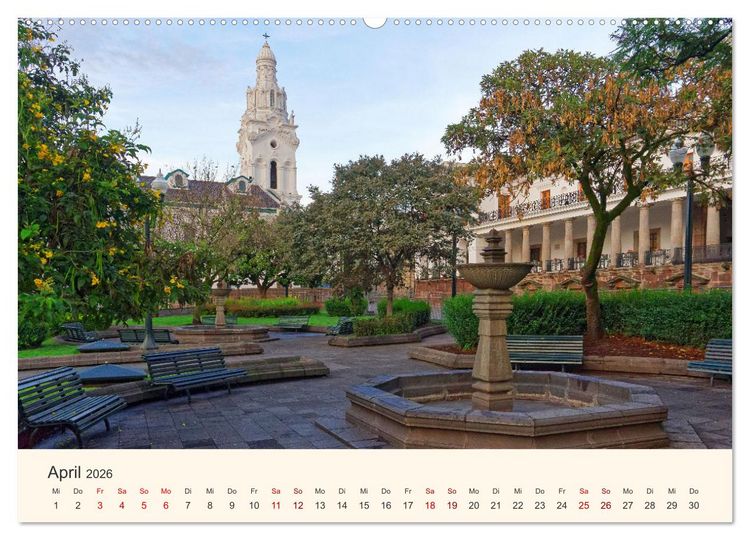 Produktbild: Entdecke Ecuador (hochwertiger Premium Wandkalender 2026 DIN A2 quer), Kunstdruck in Hochglanz