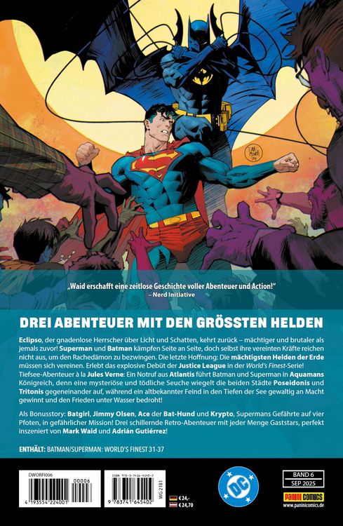 Produktbild: Batman/Superman: World's finest