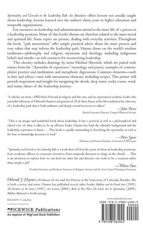 Produktbild: Spirituality and Growth on the Leadership Path