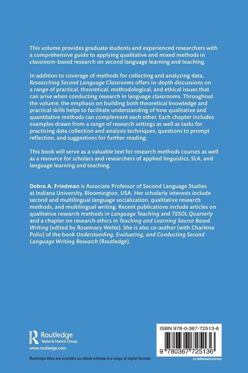 Produktbild: Researching Second Language Classrooms