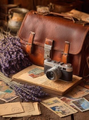 Produktbild: CALVENDO Puzzle Zwischen goldenen Bl&auml;ttern und alten Seiten reift die Ruhe | 2000 Teile Lege-Gr&ouml;&szlig;e 90x67cm Foto-Puzzle f&uuml;r gl&uuml;ckliche Stunden