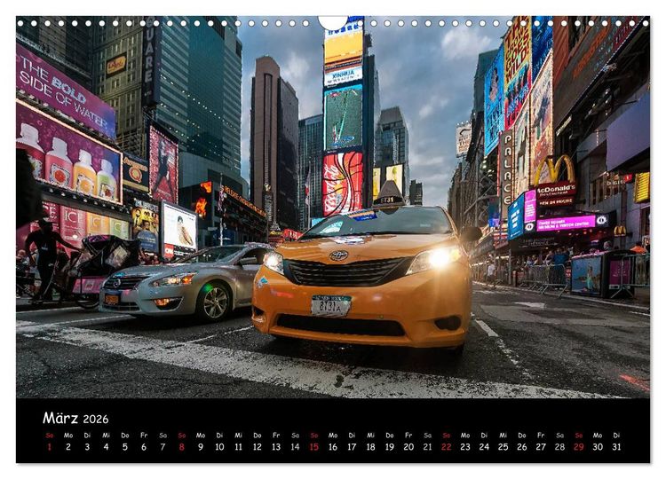 Produktbild: New York (Wandkalender 2026 DIN A3 quer), CALVENDO Monatskalender