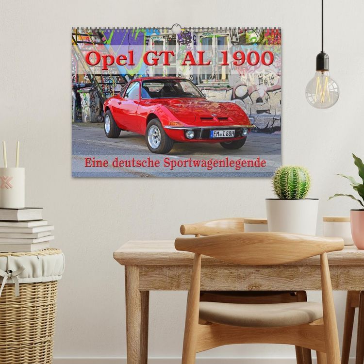 Produktbild: Opel GT 1900 AL Eine deutsche Sportwagenlegende (Wandkalender 2026 DIN A3 quer), CALVENDO Monatskalender