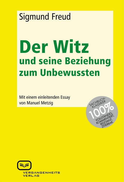 Produktbild: Der Witz und seine Beziehung zum Unbewussten