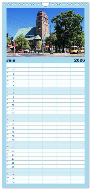 Produktbild: Familienplaner 2026 - Stettin - Bedeutende Hafenstadt in Polen mit 5 Spalten (Wandkalender, 21 x 45 cm) CALVENDO