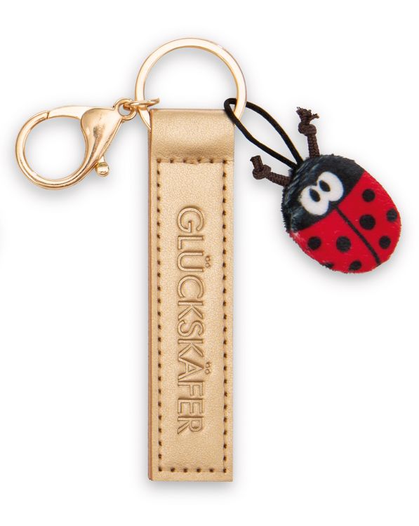 Produktbild: Schl&uuml;sselanh&auml;nger Gl&uuml;cksk&auml;fer Kunstlederband