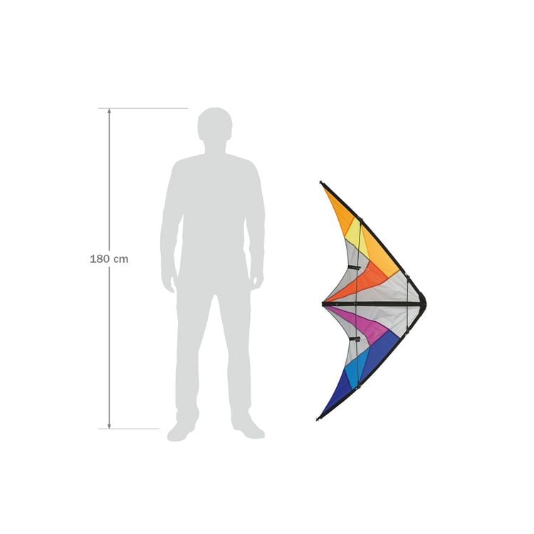 Produktbild: Quickstep II Rainbow, Zweileiner-Lenkdrachen