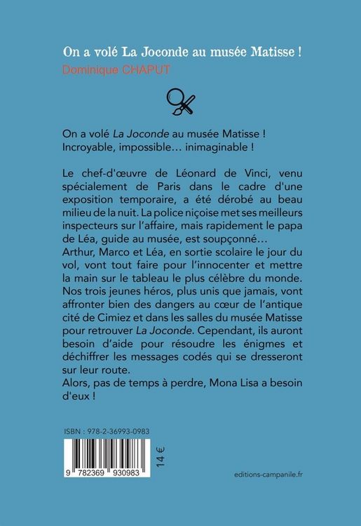 Produktbild: On a vole joconde au musee matiss