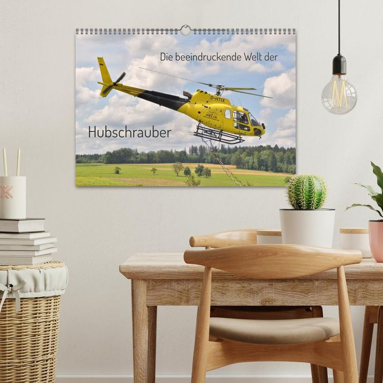 Produktbild: Die beeindruckende Welt der Hubschrauber (Wandkalender 2026 DIN A3 quer), CALVENDO Monatskalender