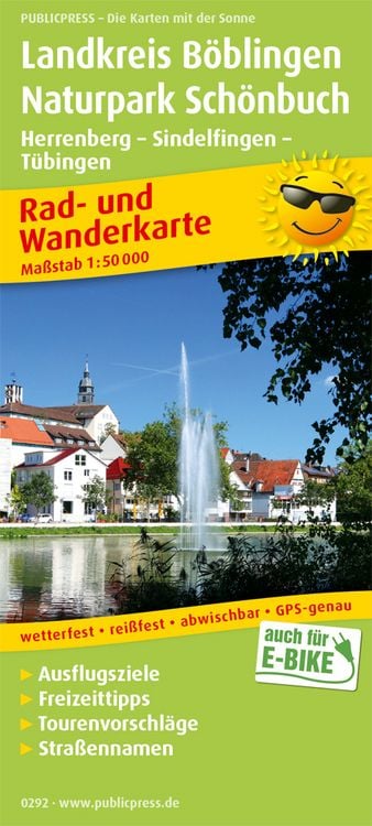 Produktbild: Landkreis Böblingen - Naturpark Schönbuch, Herrenberg - Sindelfingen - Tübingen