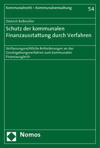 Produktbild: Schutz der kommunalen Finanzausstattung durch Verfahren