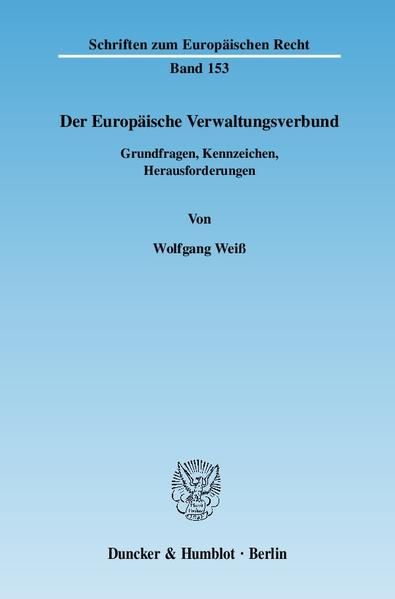 Produktbild: Der Europ&auml;ische Verwaltungsverbund.