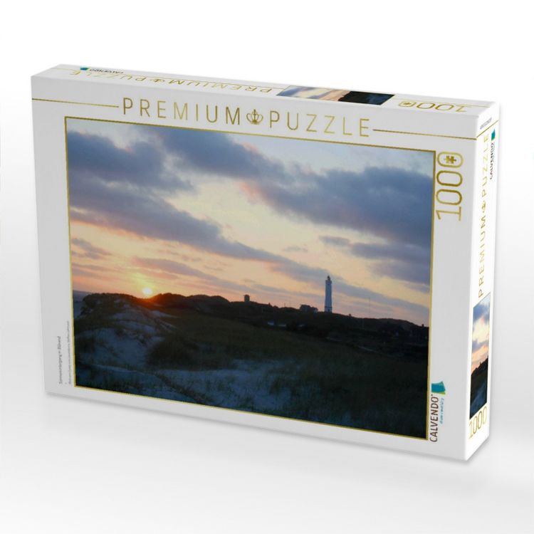 Produktbild: CALVENDO Puzzle Sonnenuntergang in Bl&aring;vand | 1000 Teile Lege-Gr&ouml;&szlig;e 64x48cm Foto-Puzzle f&uuml;r gl&uuml;ckliche Stunden