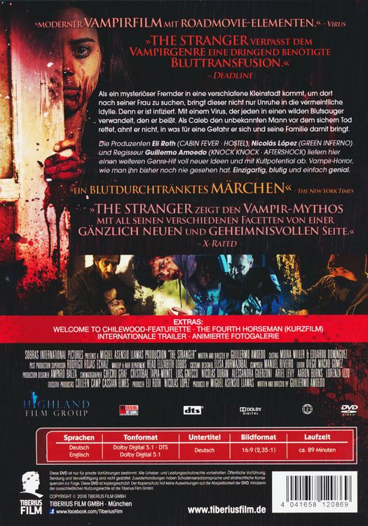 Produktbild: Eli Roth pr&auml;sentiert The Stranger - Uncut Edition