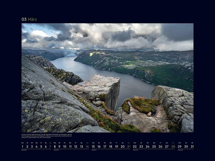 Produktbild: Norwegen - KUNTH Wandkalender 2027