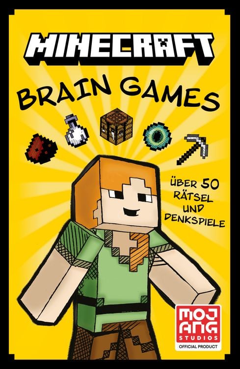 Produktbild: Minecraft Brain Games. &Uuml;ber 50 R&auml;tsel und Denkspiele