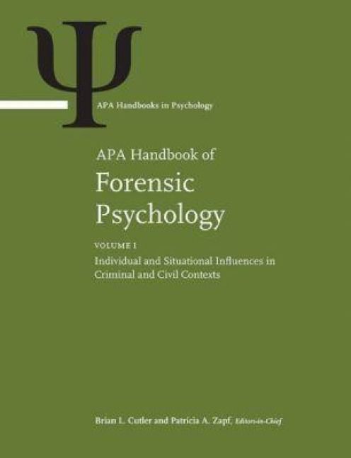 Produktbild: APA Handbook of Forensic Psychology