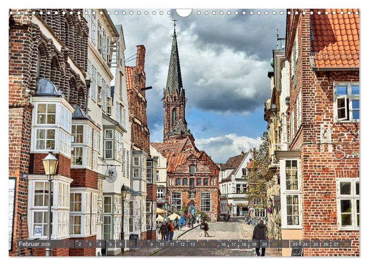 Produktbild: L&Uuml;NEBURG Ein- und Ausblicke von Andreas Voigt (Wandkalender 2026 DIN A3 quer), CALVENDO Monatskalender