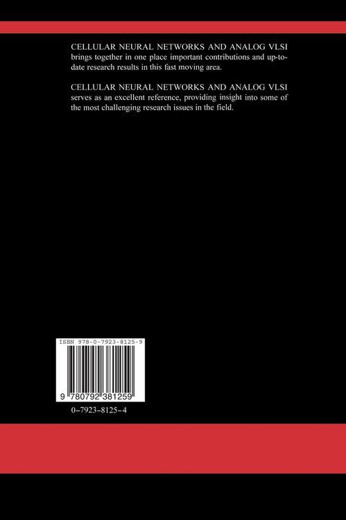 Produktbild: Cellular Neural Networks and Analog VLSI